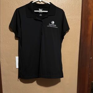 Women's Black Polo Shirt